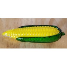 Corn Cob Murano Style Hand Blown Glass Vegetable Life Size 7.75" long   202374240553